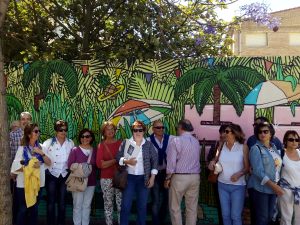 Visita a la Playa de Ímon. Jane's Walk Málaga 2017. Foto M. Mur